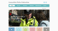 Desktop Screenshot of lancashirepolfed.org.uk
